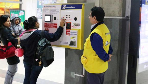 Aumento de puntos externos de venta y recarga de tarjetas del servicio del Metropolitano. (Foto:MML)