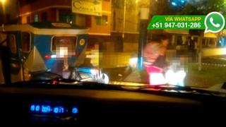 WhatsApp: así ponen en peligro a niños al llevarlos en mototaxi