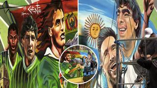 Critican a autoridades de La Paz por polémico mural previo al Bolivia vs. Argentina