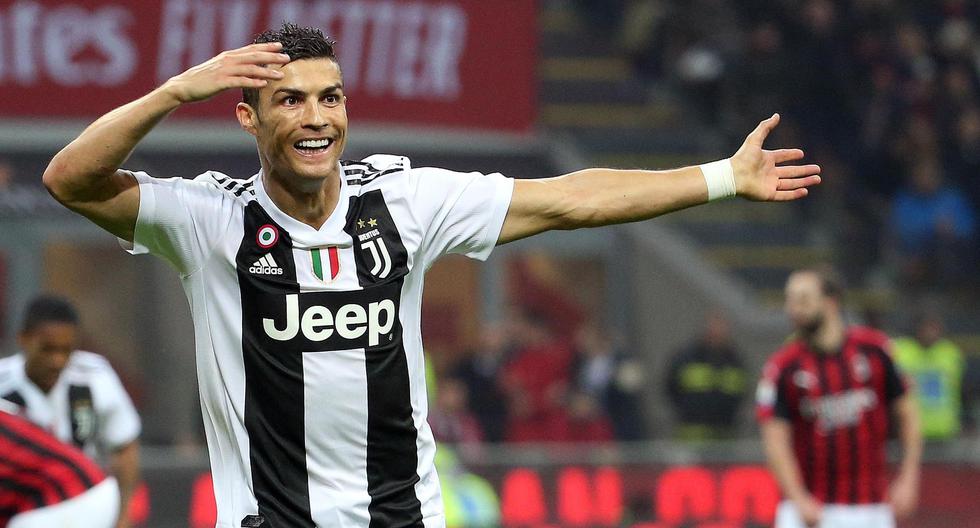 Cristiano Ronaldo no ocultó su deseo tras la victoria de la Juventus en el campo del Milan. | Foto: EFE