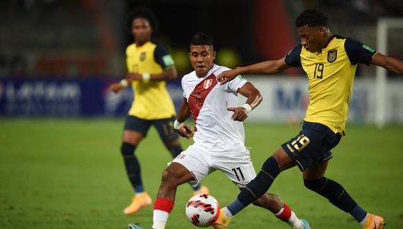 De momento, Perú pierde 0-1 en el Nacional ante Ecuador. | Foto: AFP
