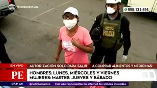 Coronavirus en Perú: detienen a mujeres que no acatan nueva medida
