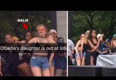 Barack Obama: su hija Malia alborotó Twitter al bailar en festival