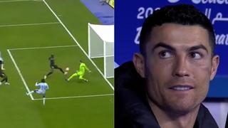 La reacción de Cristiano Ronaldo ante el casi gol de André Carrillo | VIDEO