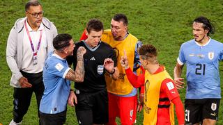 La euforia de Cavani y la molestia de Uruguay por las decisiones del árbitro ante Ghana [VIDEO]