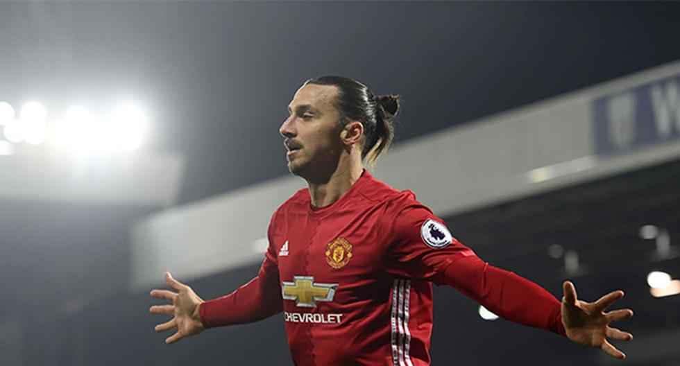 Zlatan Ibrahimovic la rompió con el Manchster United. (Foto: Getty Images)