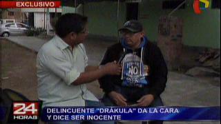 Caso Oropeza: ‘Drákula’ dice que la policía lo quiere matar
