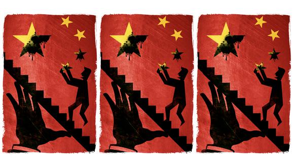 "Lo que ambos bandos no entienden es la relación simbiótica entre la corrupción y el desempeño en el sistema político ferozmente competitivo de China". (Ilustración: Rolando Pinillos)