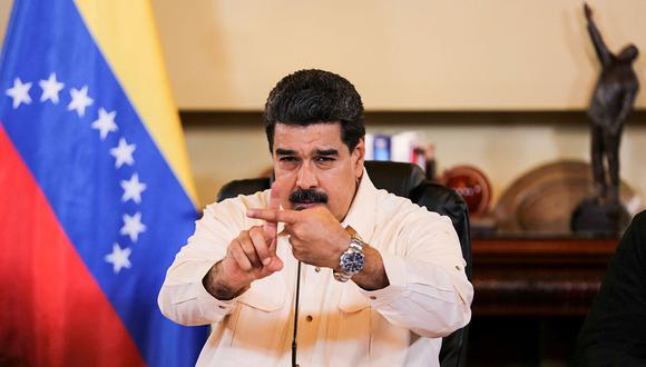Venezuela's President Nicolas Maduro speaks during a meeting with ministers and pro government governors in Caracas, Venezuela September 20, 2017. Miraflores Palace/Handout via REUTERS ATTENTION EDITORS - THIS PICTURE WAS PROVIDED BY A THIRD PARTY.     TPX IMAGES OF THE DAY