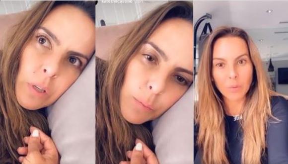 Kate del Castillo se quiebra (Foto: Instagram)