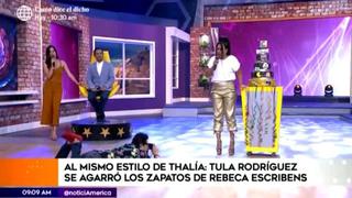 EBT: Tula Rodríguez imita a Thalía 