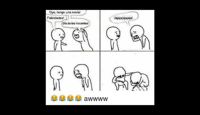 El Día de los Inocentes 2018 no solo ha generado cientos de pesadas bromas sino también una avalancha de divertidos memes en las redes sociales. (Facebook)