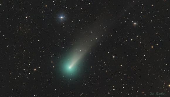 Así se veía el cometa Leonard la semana pasada, cuando un equipo de la NASA capturó esta foto. (NASA)