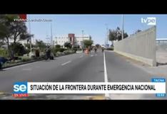 Así se encuentra la frontera con Chile durante el estado de emergencia