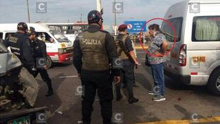 Toño Centella ocasionó choque múltiple en el Callao