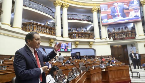 El vocero de Perú Libre dijo que votarán en contra del proyecto planteado de adelanto de elecciones. (Foto: Congreso)
