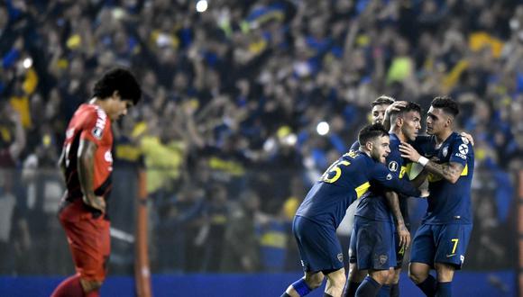 Carlos Tevez le dio el triunfo a Boca Juniors ante Paranaense en la Bombonera. (Foto: AP)