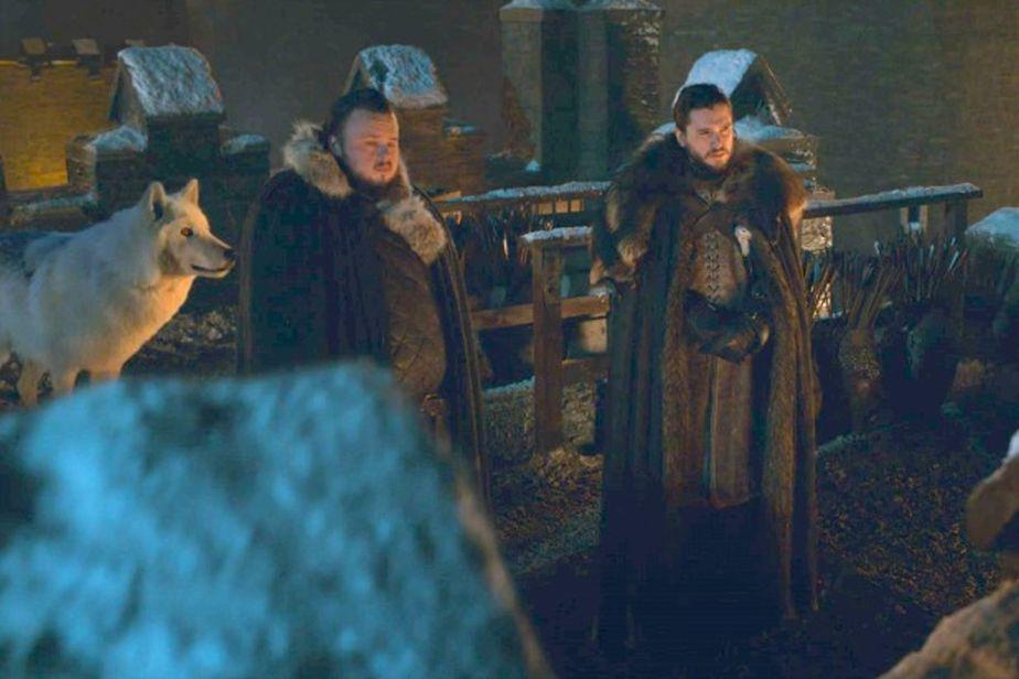 Ghost finalmente apareció en el episodio 8x02 de Juego de Tronos. (Foto: HBO)