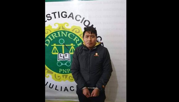 Dictan prisión preventiva para chofer que dopó y ultrajó a su hija en Puno (Foto: PNP)
