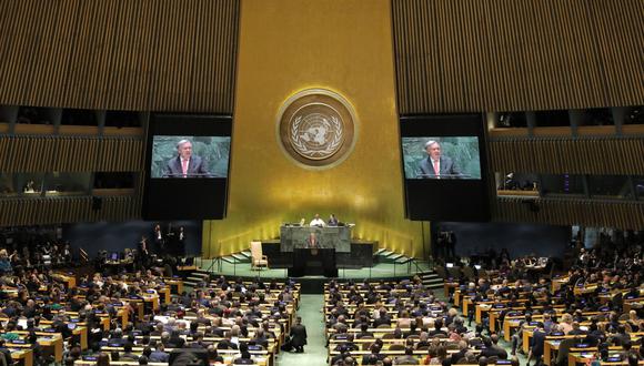 La 74 Asamblea General de la ONU se abrió con el discurso que brindará el Secretario General Antonio Guterres, para luego dar pase a los presidentes de Brasil Jair Bolsonaro, y de Estados Unidos Donald Trump. (Reuters).
