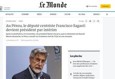 Francisco Sagasti asumirá la Presidencia: Así informan medios internacionales [FOTOS] 