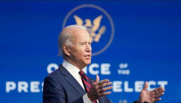 El presidente electo de los Estados Unidos, Joe Biden, presenta a los miembros clave de su administración en Wilmington, Delaware, Estados Unidos, el 19 de diciembre de 2020. REUTERS/Kevin Lamarque