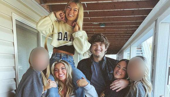 Xana Kernodle y Ethan Chapin, ambos de 20 años, y Kaylee Goncalves y Madison Mogen, de 21 años eran estudiantes de la Universidad de Idaho. (REDES SOCIALES).