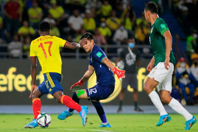 Colombia goleó a Bolivia por las Eliminatorias 2022 | Foto: EFE.