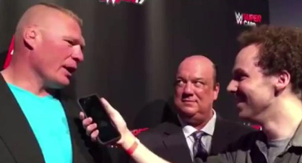 Brock Lesnar amenaza a Conor McGregor y lo reta a una pelea dentro de un ring | Foto: Captura