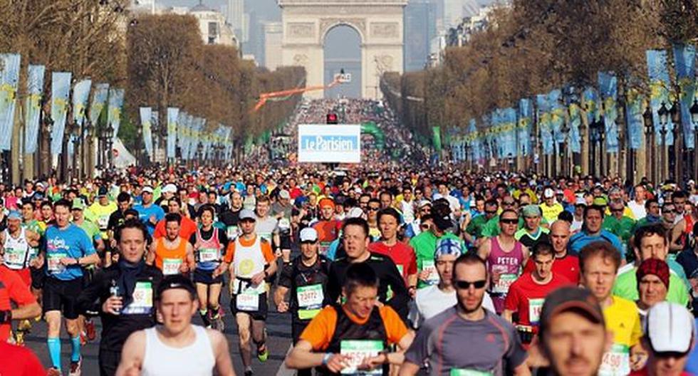 Así fue la Maratón de París en el 2015. (Foto: Getty Images)