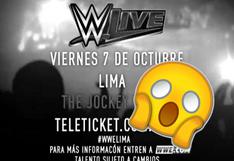 WWE: ¿Cancelaron evento en Lima para 7 de octubre?