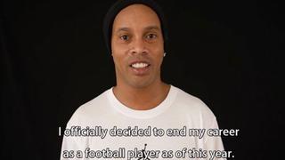 Instagram: video del retiro oficial de Ronaldinho ya es viral