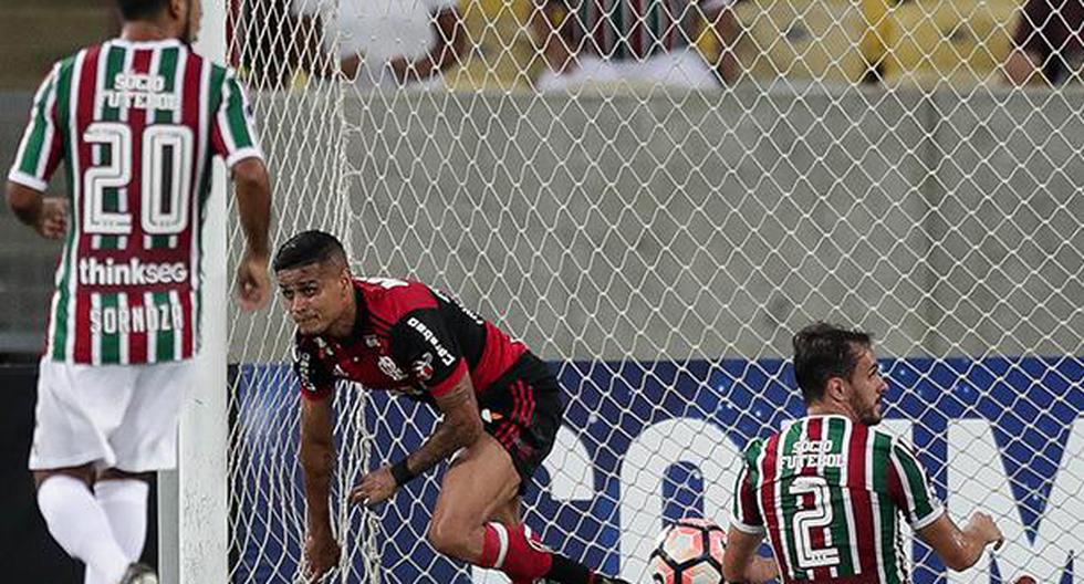 Flamengo venció en condición de visita al Fluminense y deberá ratificar el resultado la próxima semana para avanzar a las semifinales. (Foto: EFE)