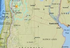 Un sismo de magnitud 6,4 sacude el oeste de Argentina