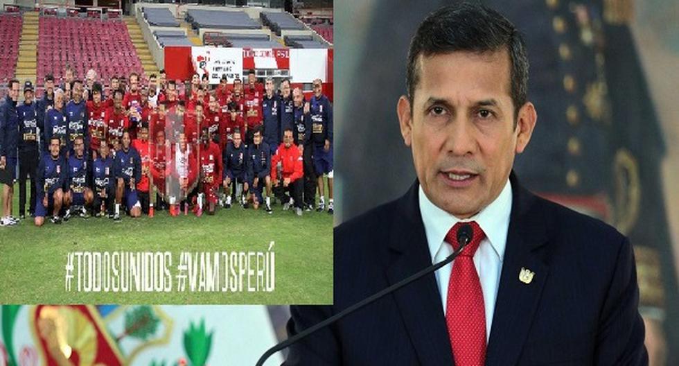 Ollanta Humala mandó este mensaje a la selección peruana. (Foto: andina.pe)