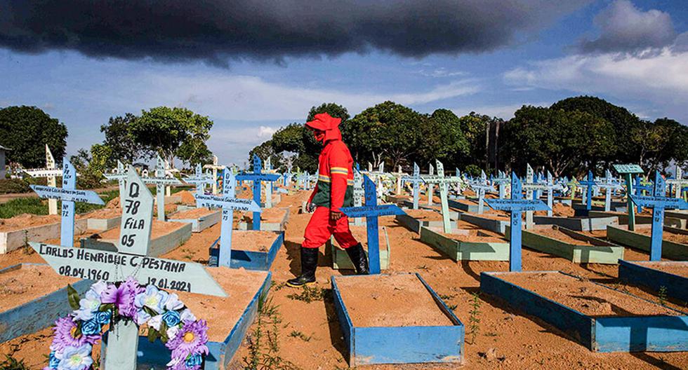 Los fallecidos por la pandemia de COVID-19, una de las peores de la historia, alcanzaron los cinco millones. (Foto: AFP)