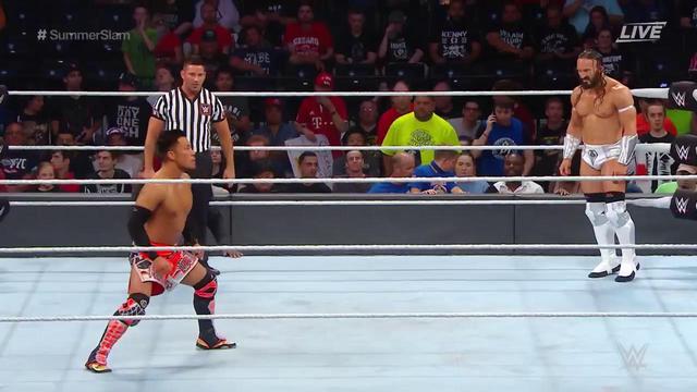 Neville se coronó como el nuevo campeón de Peso Crucero de la WWE en SummerSlam 2017 al vencer a Akira Tozawa.