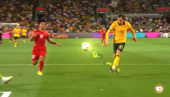 Australia publicita el partido del repechaje ante Perú rumbo a Qatar 2022. (Foto: Captura)