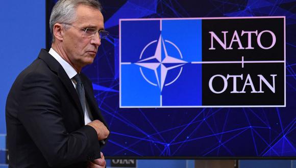 El secretario general de la alianza militar, el noruego Jens Stoltenberg, aseguró que la OTAN “no tiene tropas en Ucrania ni tiene planes de enviar tropas a Ucrania”. (JOHN THYS / AFP).