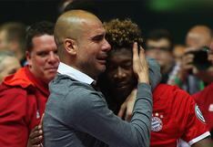 Pep Guardiola rompió en llanto en su despedida del Bayern Munich
