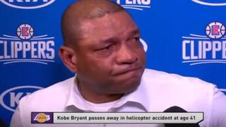 Las conmovedoras lágrimas de Doc Rivers por la muerte de Kobe Bryant [VIDEO]