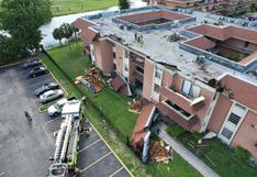 Evacúan un edificio de Miami-Dade por el desplome parcial del tejado