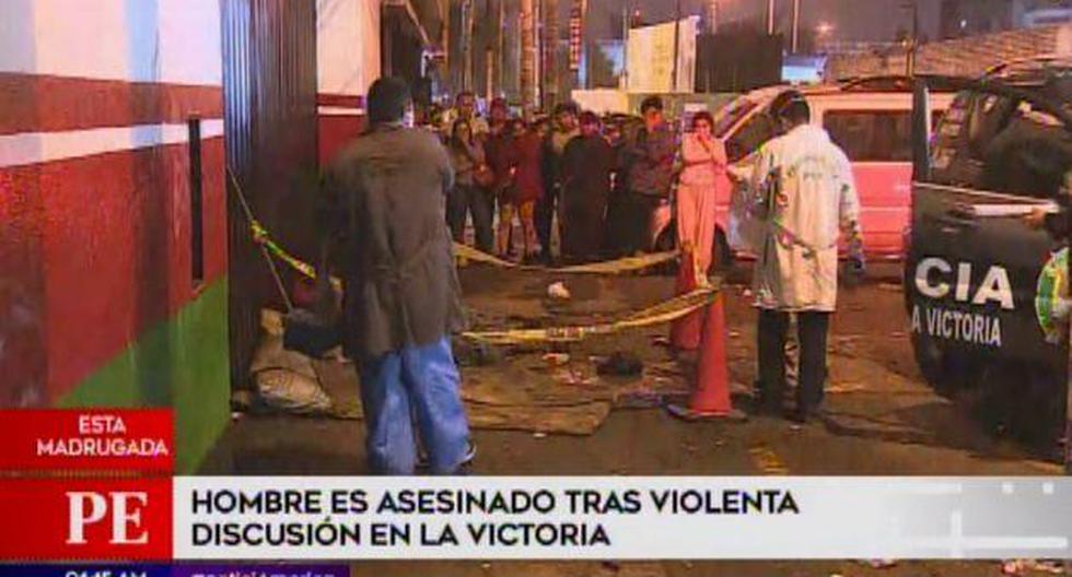 La víctima fue identificada como Luis Quispe Zevallos. (Foto: Captura/América Noticias)