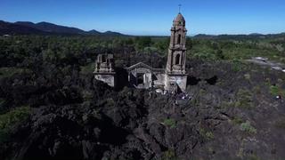 México: El volcán que sólo perdonó a una iglesia [VIDEO]