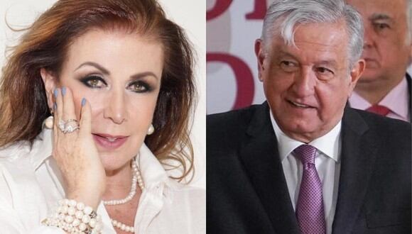 Laura Zapata desató polémica en Twitter por mensajes contra AMLO. (Foto: @laurazapataoficial/@lopezobrador)