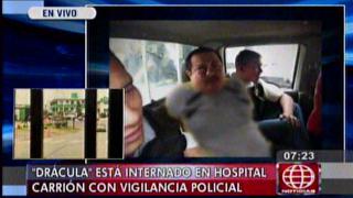 Caso Oropeza: 'Drácula' sigue bajo custodia en hospital Carrión