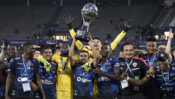 Es el segundo título continental para Independiente del Valle. (Foto: AFP)