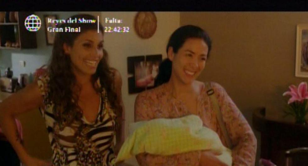 Fernanda huye de la familia Villamore a fin de proteger a su bebito. (Foto: Video)