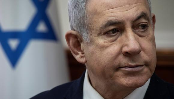 El primer ministro israelí, Benjamin Netanyahu, durante una reunión semanal del gabinete en Jerusalén. (Foto: Reuters)