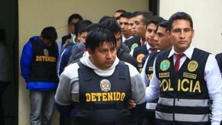 Trujillo: dictan 15 meses de prisión preventiva para miembros de la banda criminal "Trilogía"